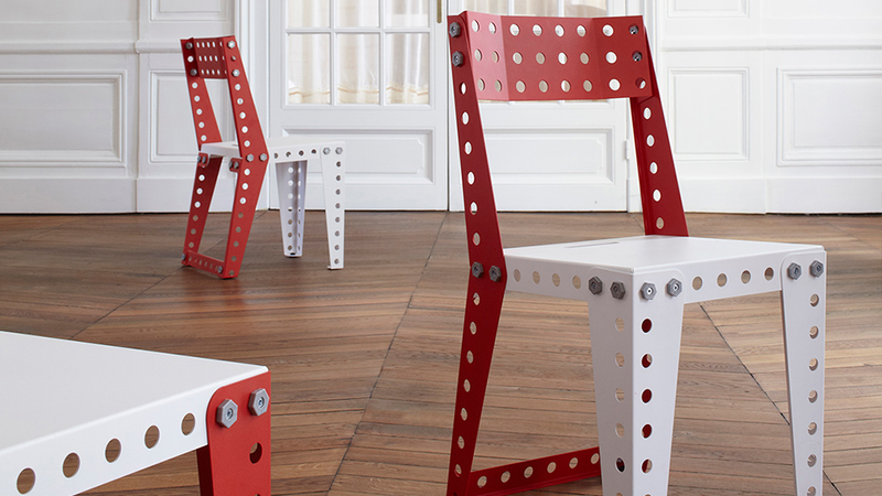 Illustration for article titled Giant Meccano Home Pieces Let You Build Whatever Furniture You Need